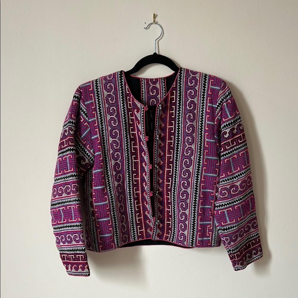 Vintage - Colorful Patterned Jacket